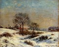 Landschaft unter dem Schnee Ober Norwood 1871 Camille Pissarro